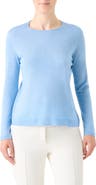Akris Cashmere & Silk Crewneck Sweater