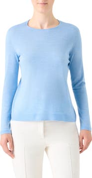 Akris Cashmere & Silk Crewneck Sweater