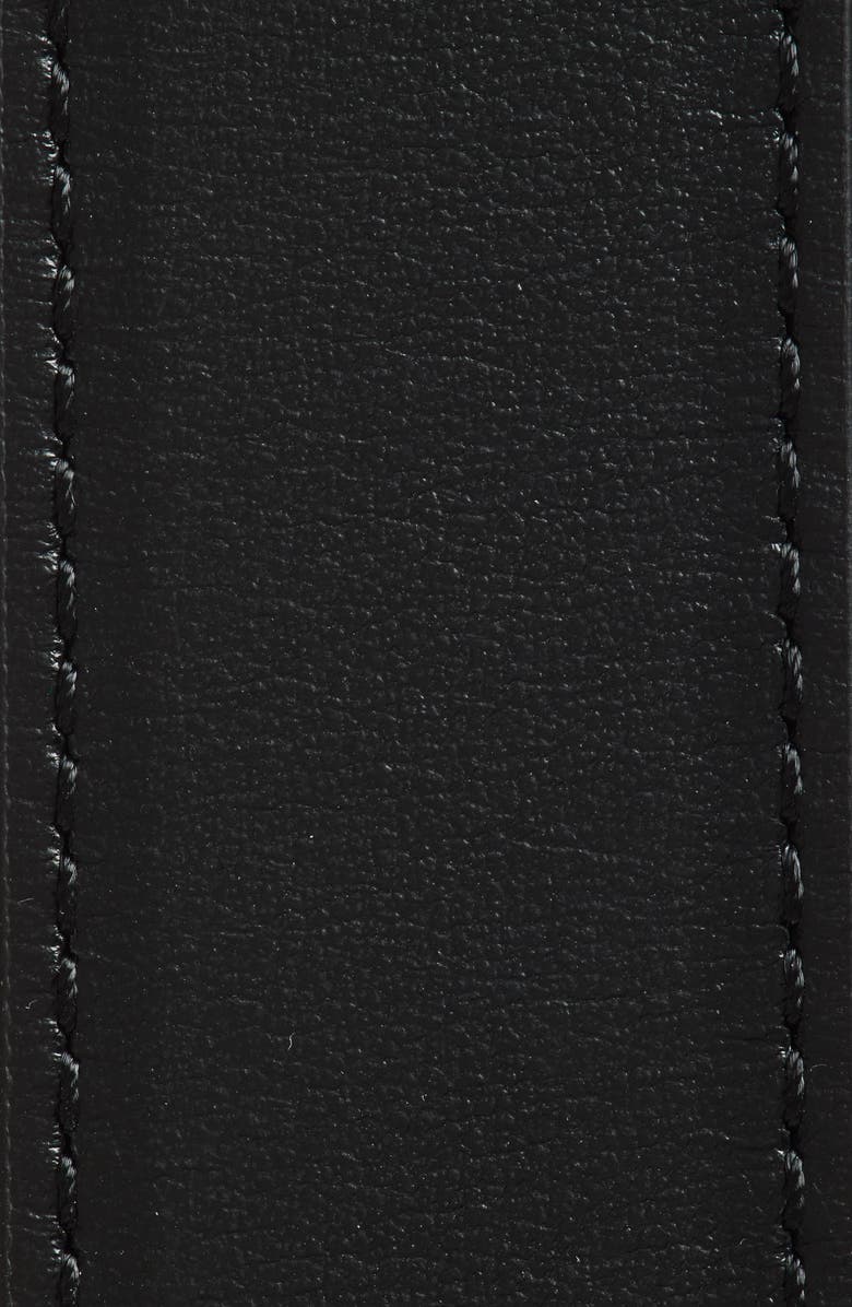 Jacquemus La Ceinture Salon Leather Belt, Alternate, color, Black