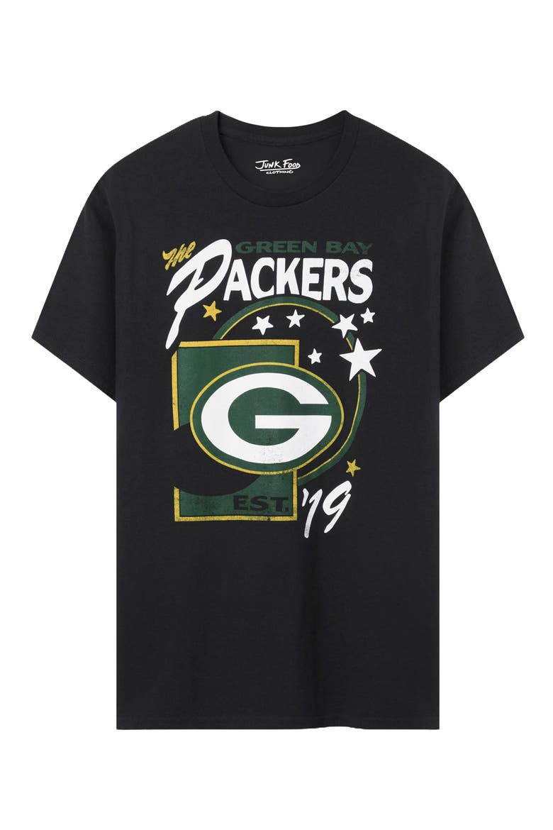 Greenbay Packers Star Power Cotton Graphic T-Shirt, Main, color, BLACK