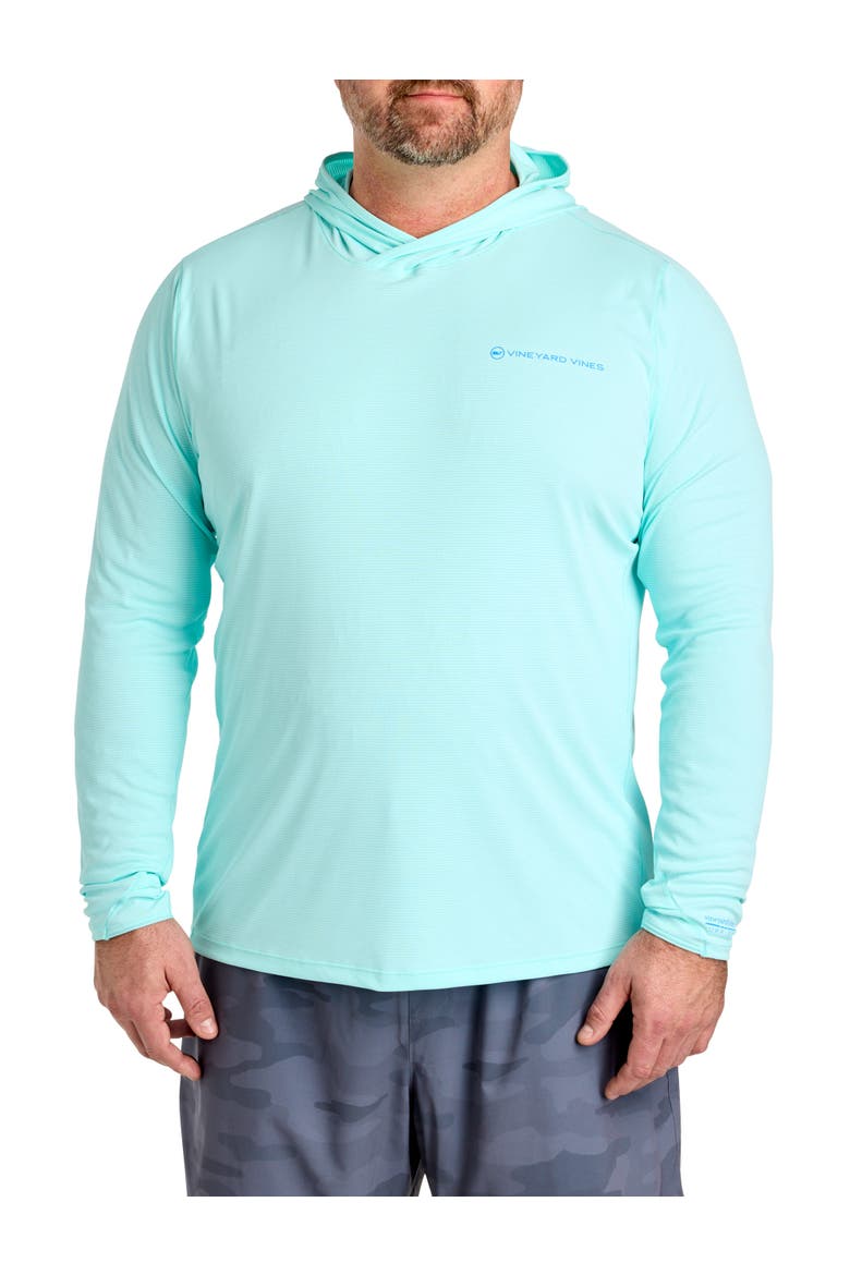 Big & Tall Sun Tech Hoodie, Alternate, color, SHALLOW SEA