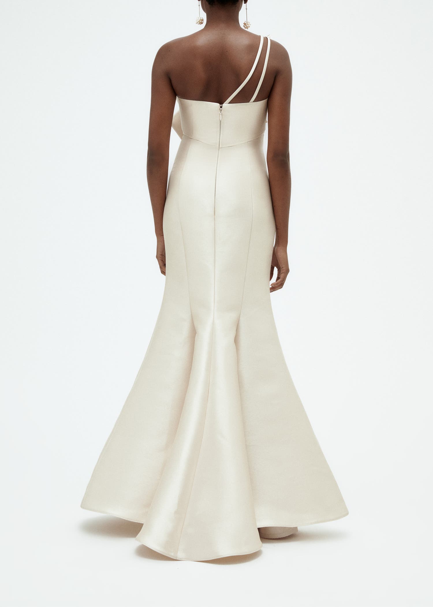 Mikado Twisted Double Bow Gown - image 2