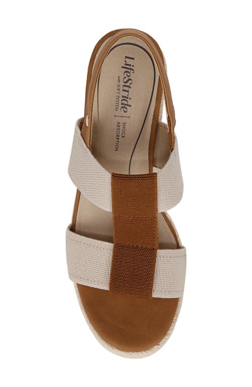 LIFESTRIDE LIFESTRIDE TALLULAH ESPADRILLE SLINGBACK PLATFORM WEDGE SANDAL
