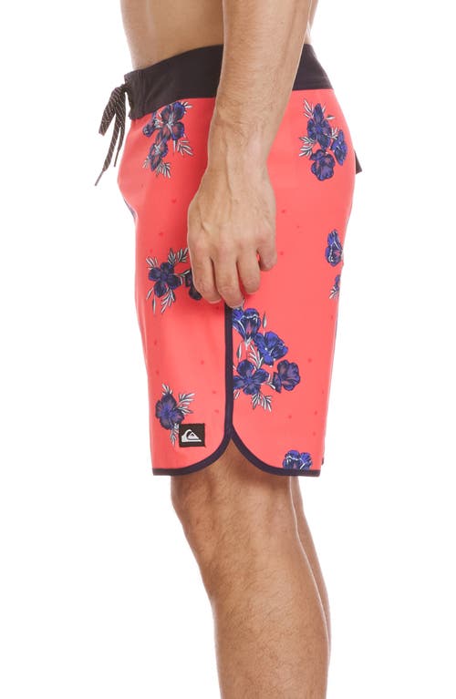 Quiksilver Surfsilk Scallop Board Shorts In Coral