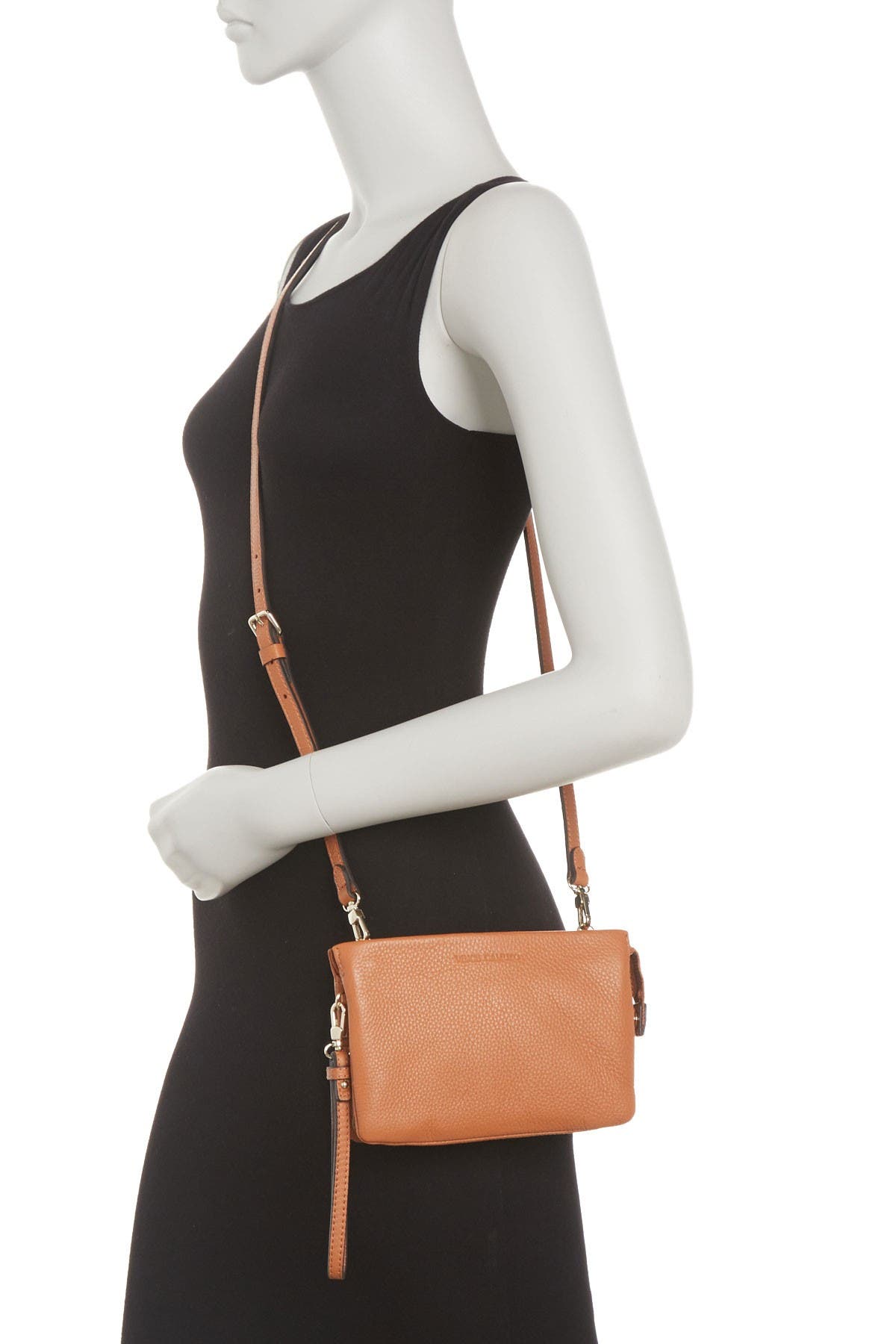 'Cami' Leather Crossbody Bag, Alternate, color, BROWN 17