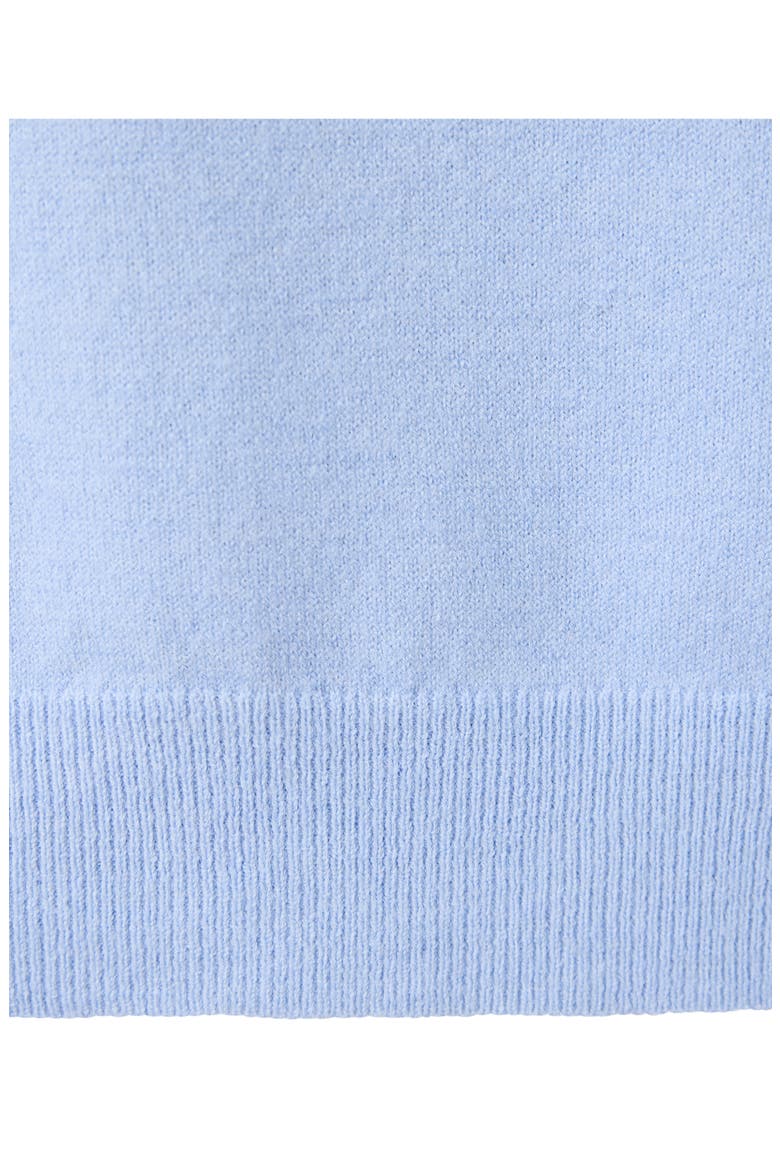 Short Sleeve Crewneck Sweater, Alternate, color, SKY BLUE