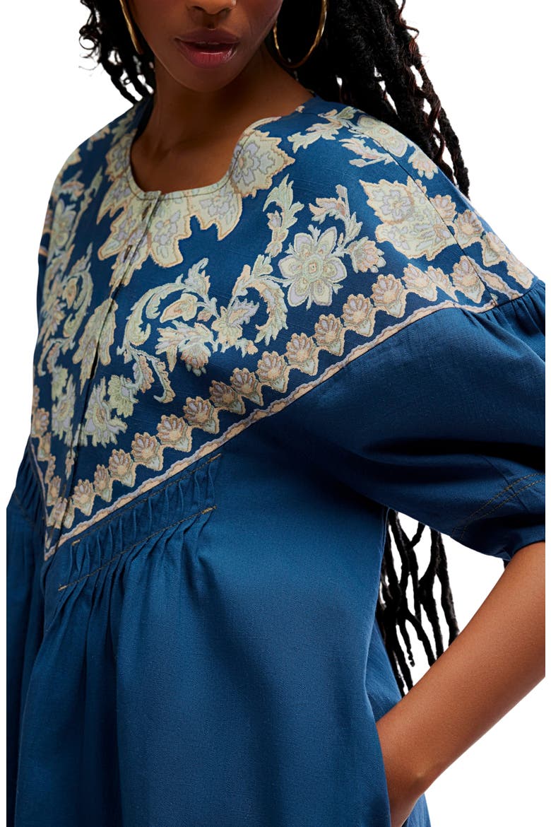 Orson Shift Minidress, Alternate, color, INDIGO COMBO