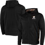 DUNBROOKE Men's Dunbrooke Black/Realtree Camo Pittsburgh Steelers Decoy Tech Fleece Full-Zip Hoodie