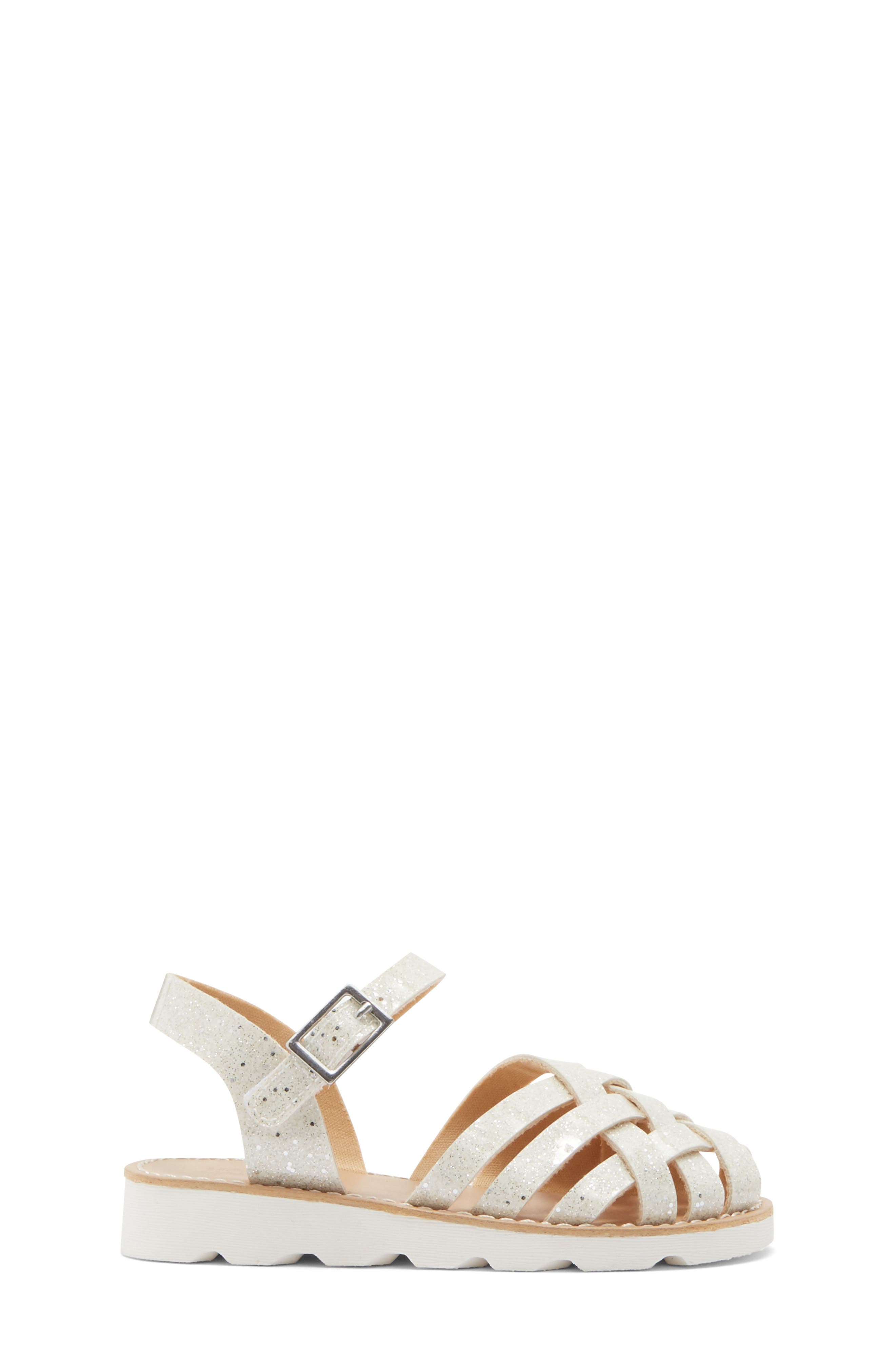 Harper Canyon Kids' Rowan Sparkle Fisherman Sandal, Alternate, color, 