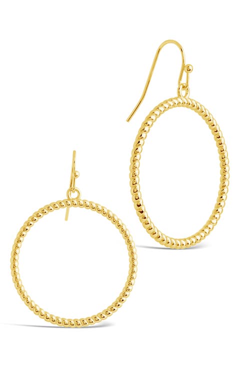 Terina Hoop Drop Earrings