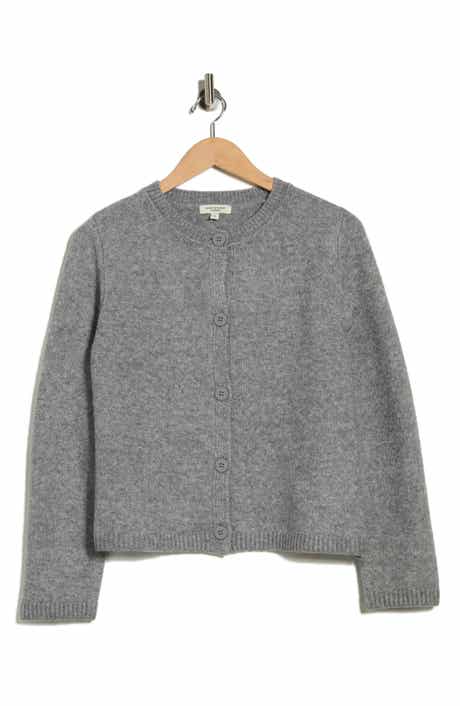 MAX STUDIO Cropped Cardigan Sweater