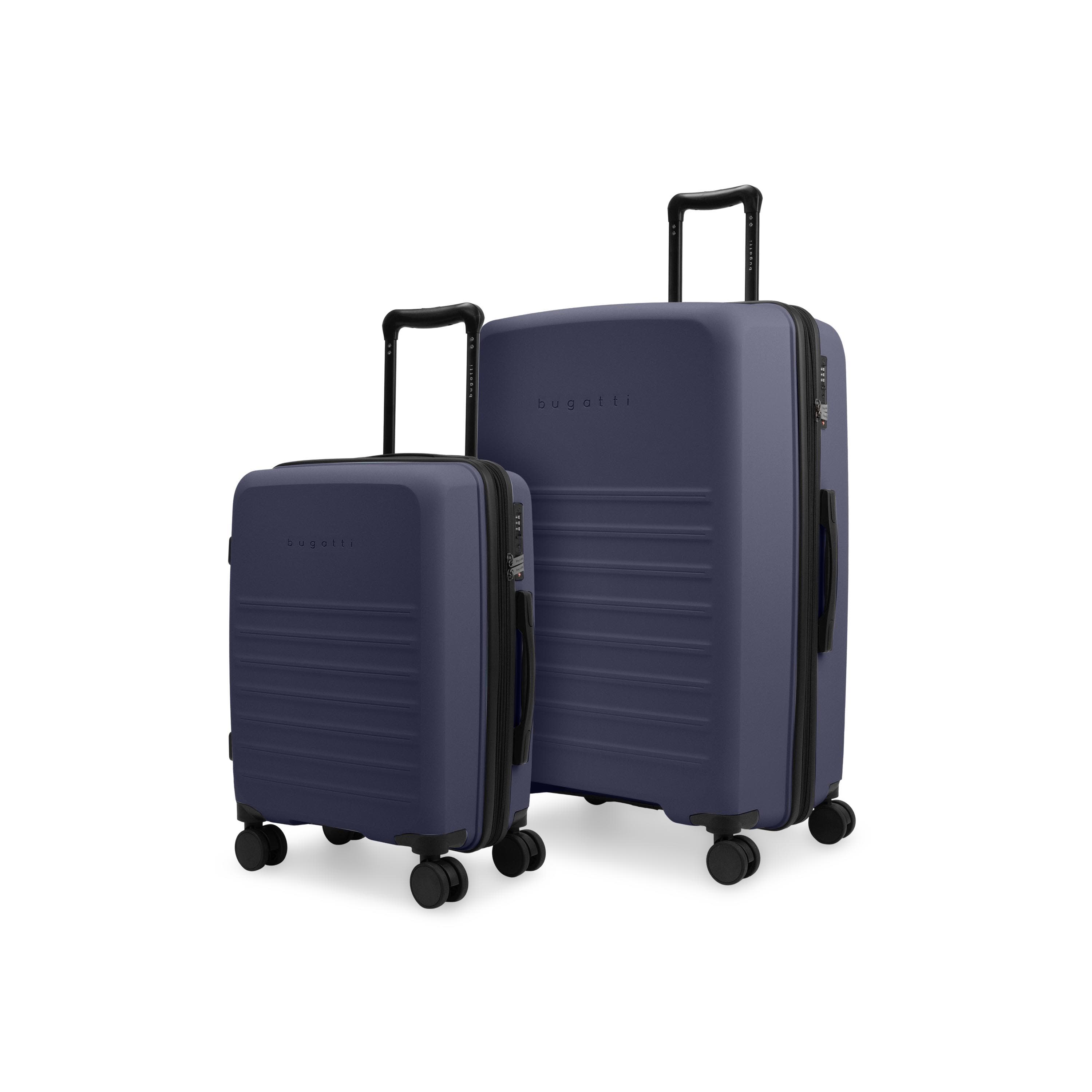 bugatti - Seoul 2 Piece Hardside Luggage Set with Expansion - Navy, Main, color, Navy