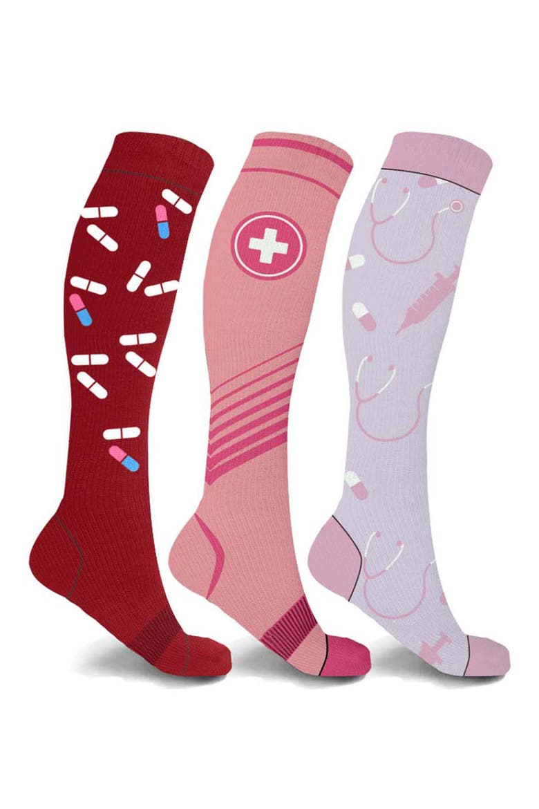 Medical Pro Compression Socks, Main, color, MIX
