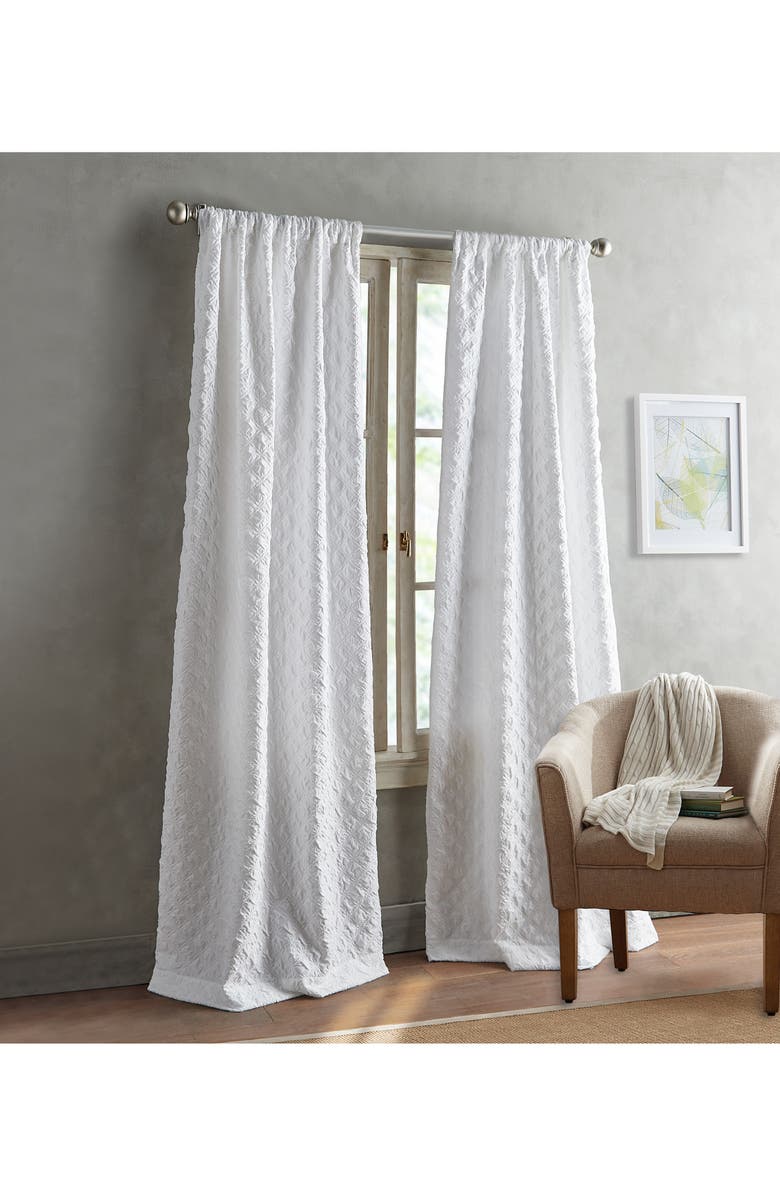 Peri Home Set of 2 Diamond Pole Top Curtain Panels, Alternate, color, 