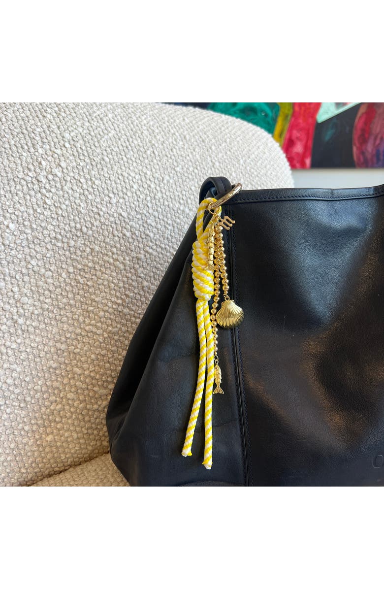 Alexa Leigh Paracord Bag charm, Alternate, color, Yellow Gold
