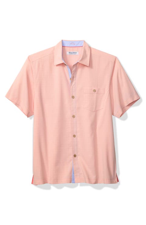 Castal Cool Costa Check Short Sleeve Button-Up Shirt
