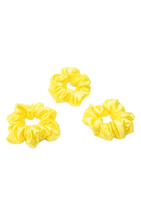 3-Pack Silk Scrunchies