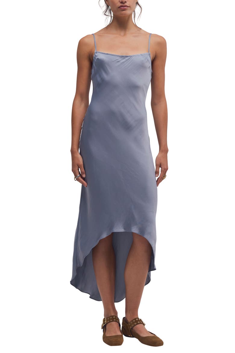 Swan Song Midi Dress, Alternate, color, TRADEWINDS COMBO