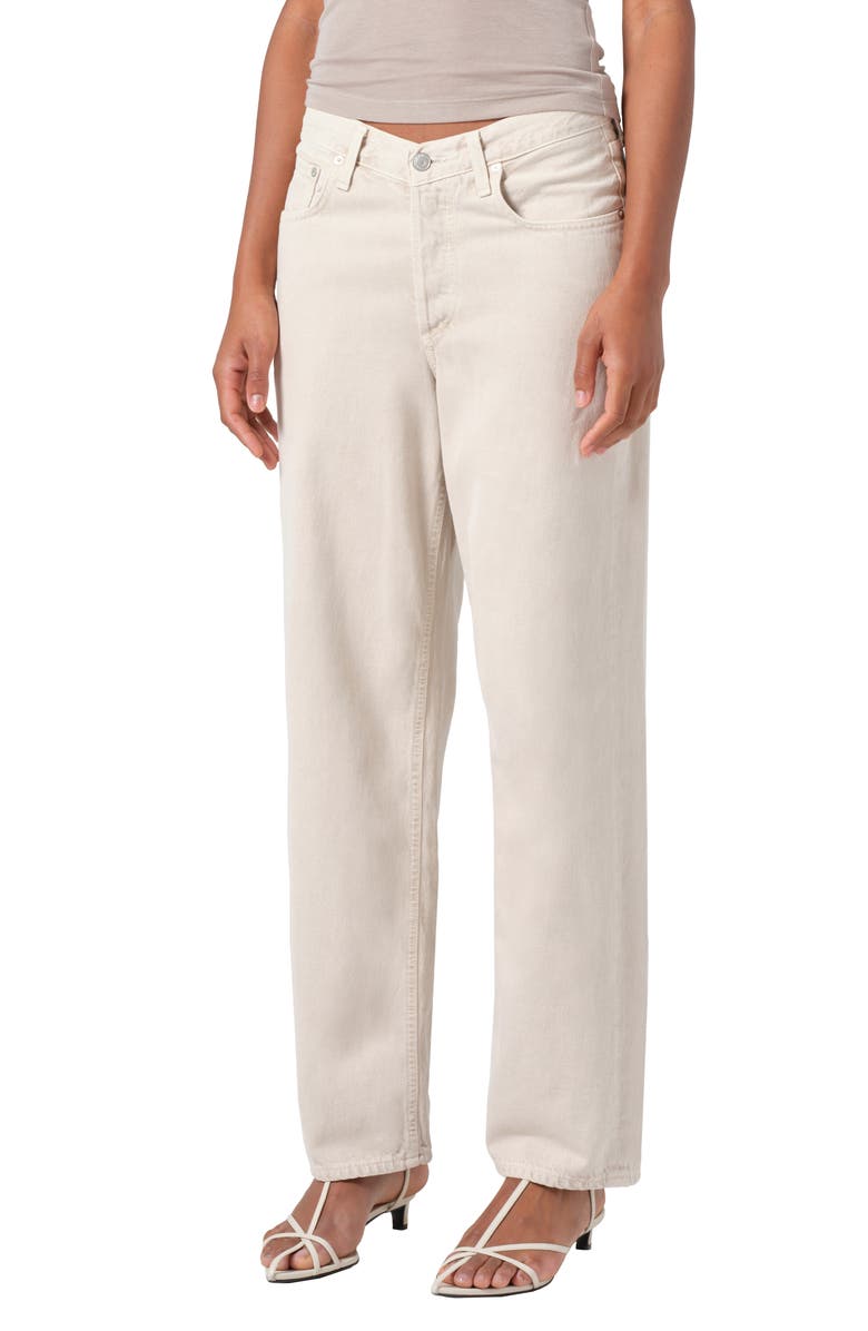 AGOLDE V-Waist Baggy Straight Leg Jeans, Main, color, 