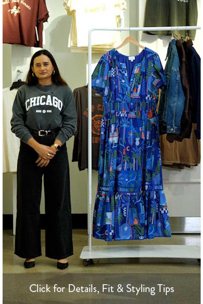 Punta Alta Ordy Tiered Cotton Maxi Dress video