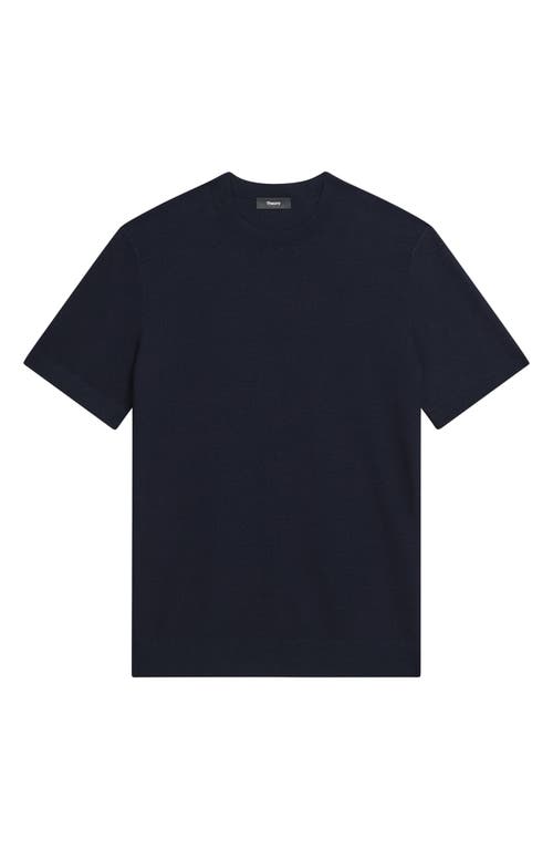 Theory Soris T-light Crewneck T-shirt In Blue