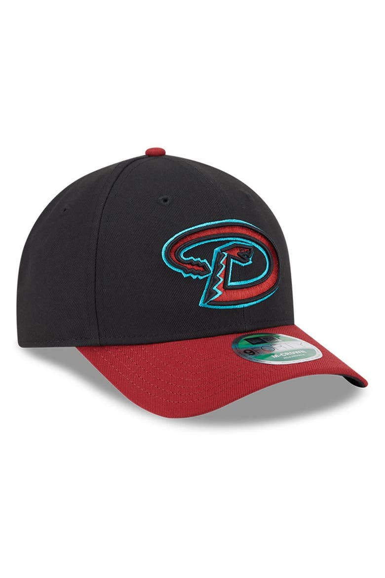 Men's New Era  Black/Red Arizona Diamondbacks Player Replica 9FORTY Adjustable Hat, Alternate, color, Black