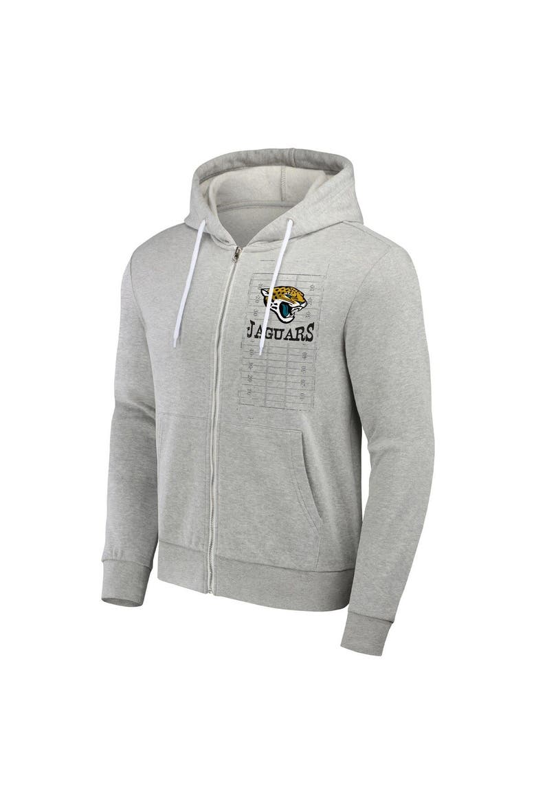 Men's NFL x Darius Rucker Collection by Fanatics Heather Gray Jacksonville Jaguars Domestic Full-Zip Hoodie, Alternate, color, Heather Gray