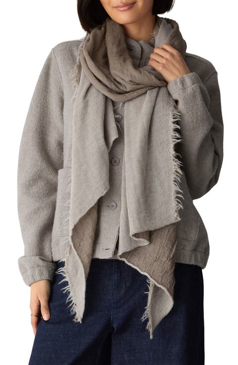 Textured Alpaca & Silk Scarf