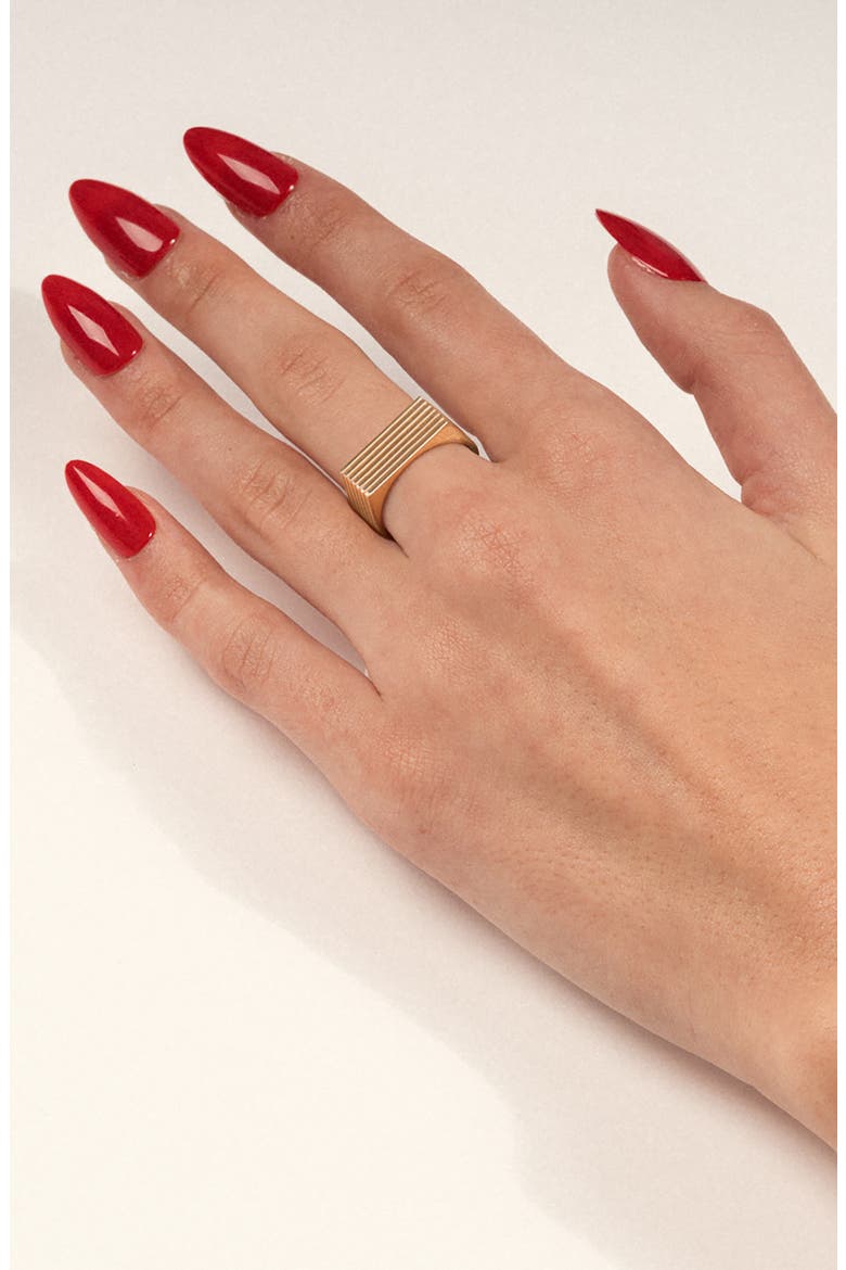 Aurelia Signet Ring, Alternate, color, YELLOW GOLD