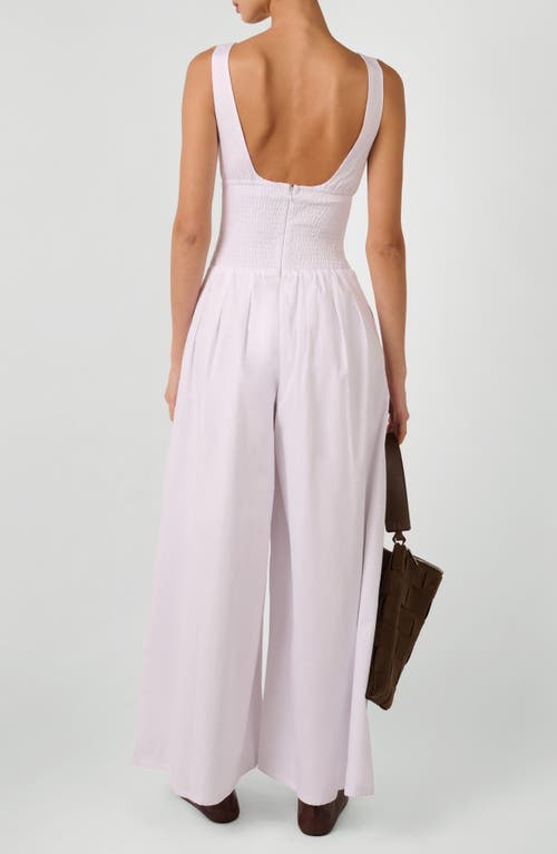Weworewhat Pleated Wide Leg Jumpsuit
