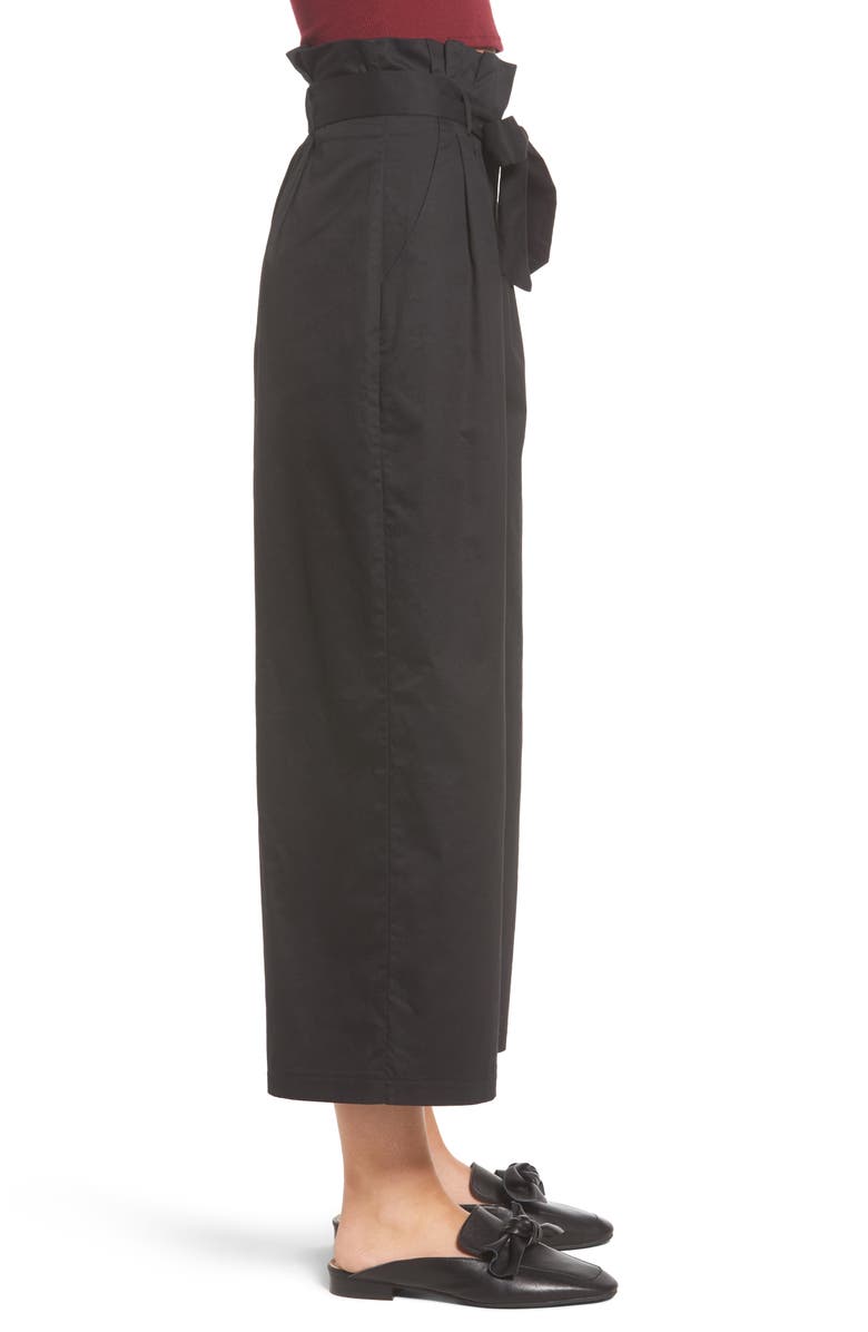Soprano Paperbag Waist Wide Leg Pants, Alternate, color, 
