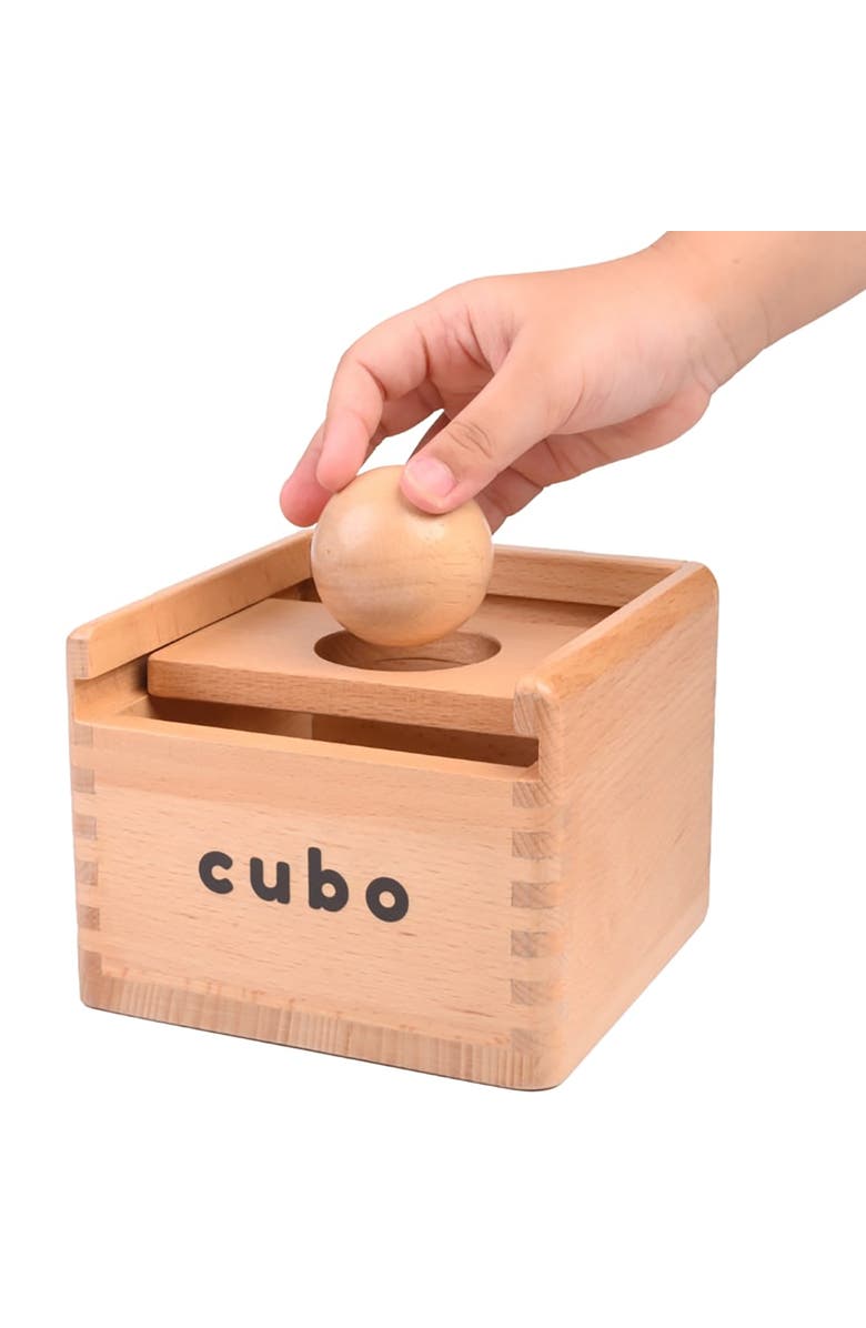 Cubo Montessori Box Starter Kit, Wooden Sorting Toy, 6Mo+, Alternate, color, Multicolored