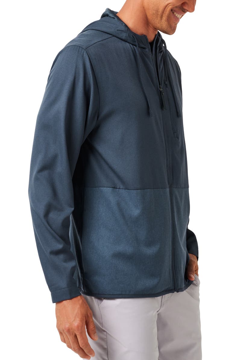 TravisMathew Deepspace Colorblock Hooded Jacket, Alternate, color, 
