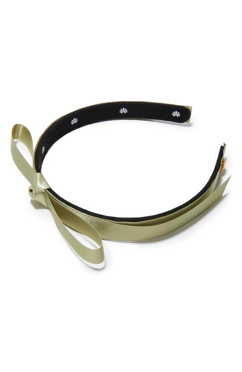 Bardot Silk Blend Satin Ribbon Headband