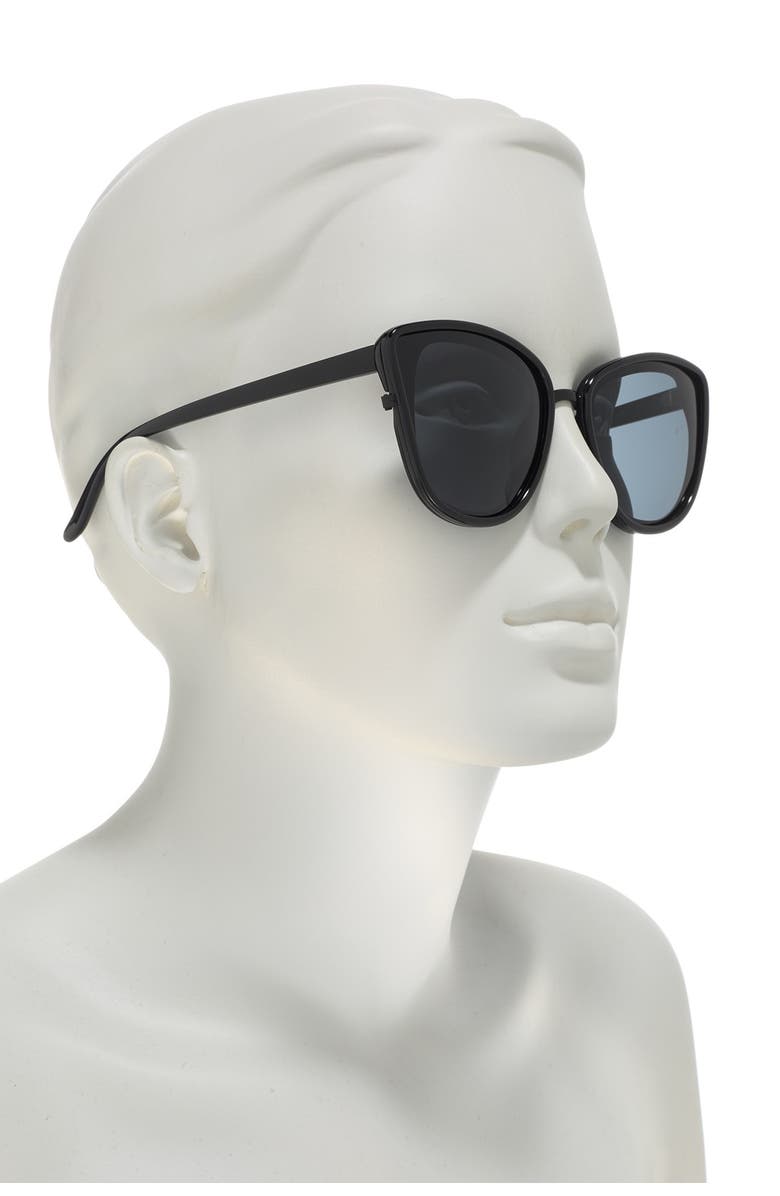 Cole Haan Plastic Cat Eye 60mm Polarized Sunglasses, Alternate, color,