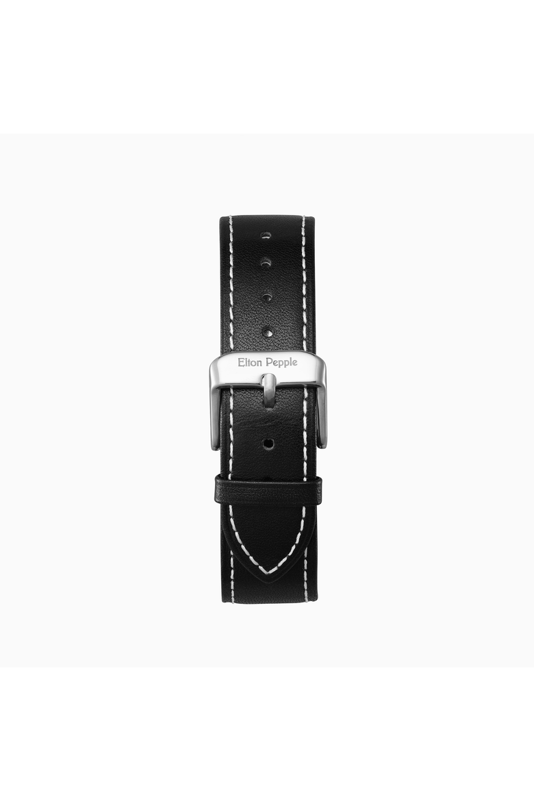 Bucktown Stitch - Silver Strap, Main, color, Black