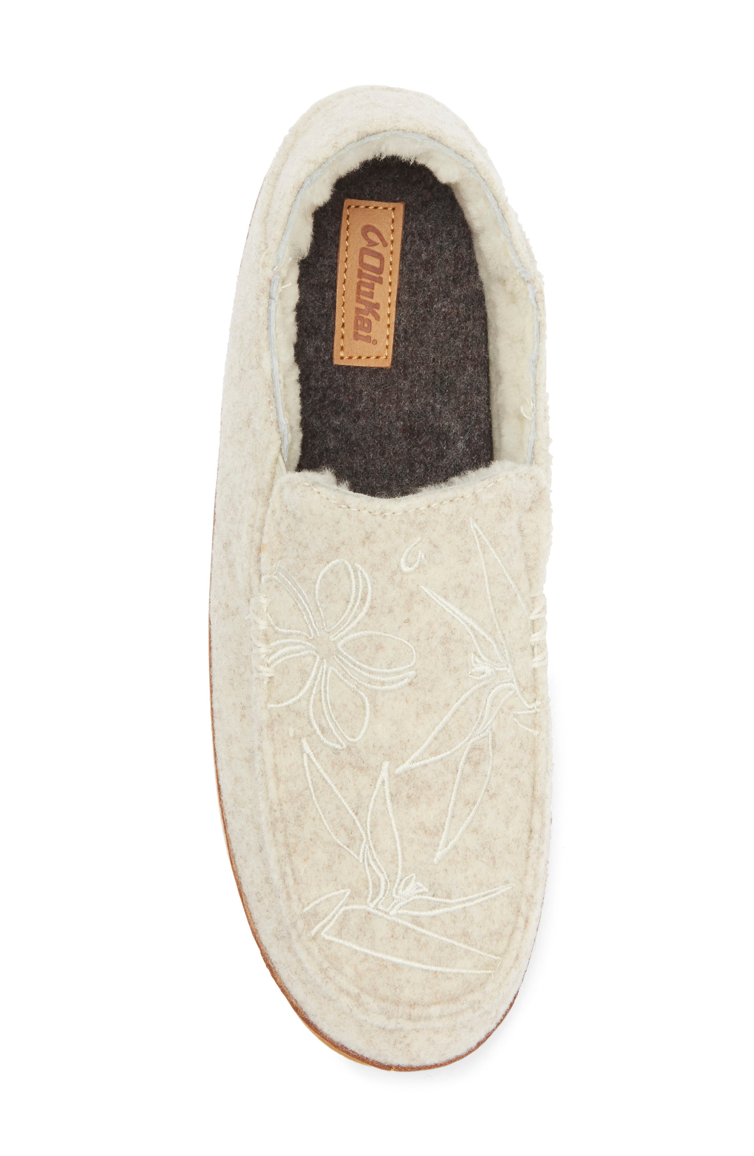 OluKai Nohea Kilohana Genuine Shearling Slipper, Alternate, color, 
