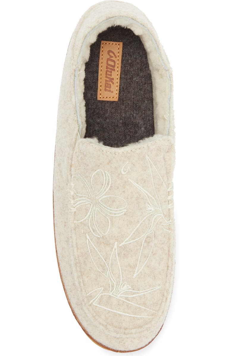 OluKai Nohea Kilohana Genuine Shearling Slipper, Alternate, color,