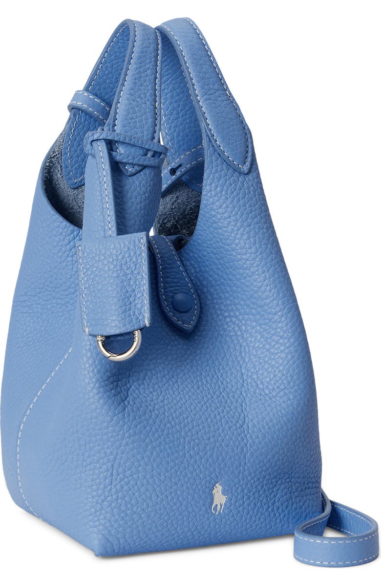 Polo Ralph Lauren Polo Play Leather Crossbody Bag, Alternate, color, Baby Blue