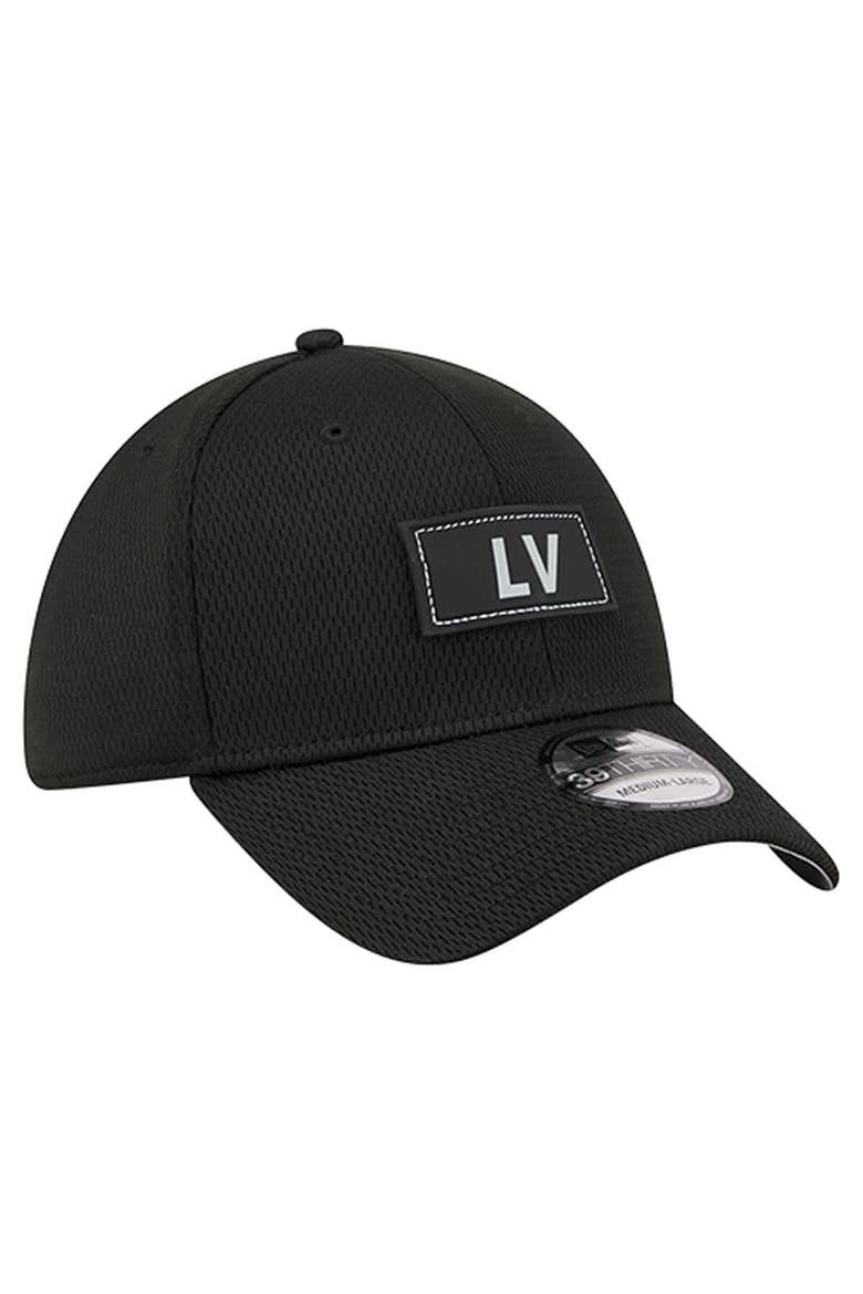 Men's New Era  Black Las Vegas Raiders Scoreboard 39THIRTY Flex Hat, Alternate, color, Black