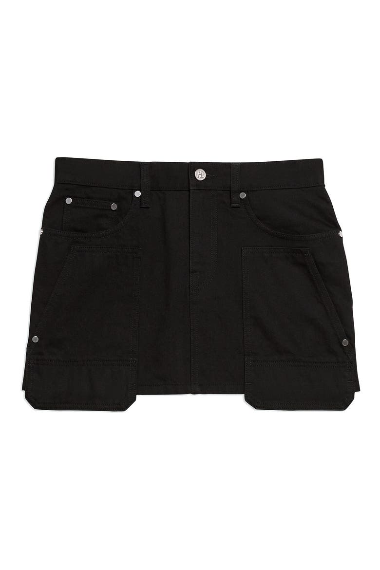 Carpenter Miniskirt, Alternate, color, RINSED BLACK