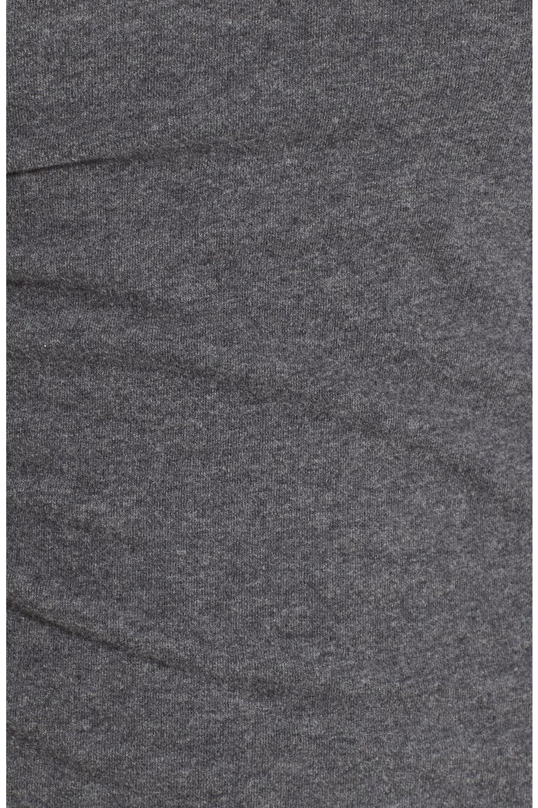 Melange Jersey Wrap Dress, Alternate, color, HEATHER CHARCOAL