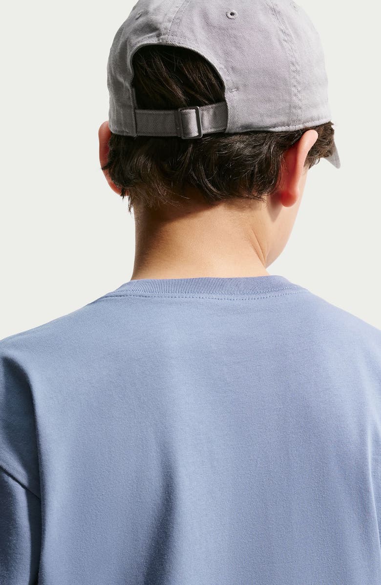 Nike Kids' M90 Cotton Graphic T-Shirt, Alternate, color, World Indigo