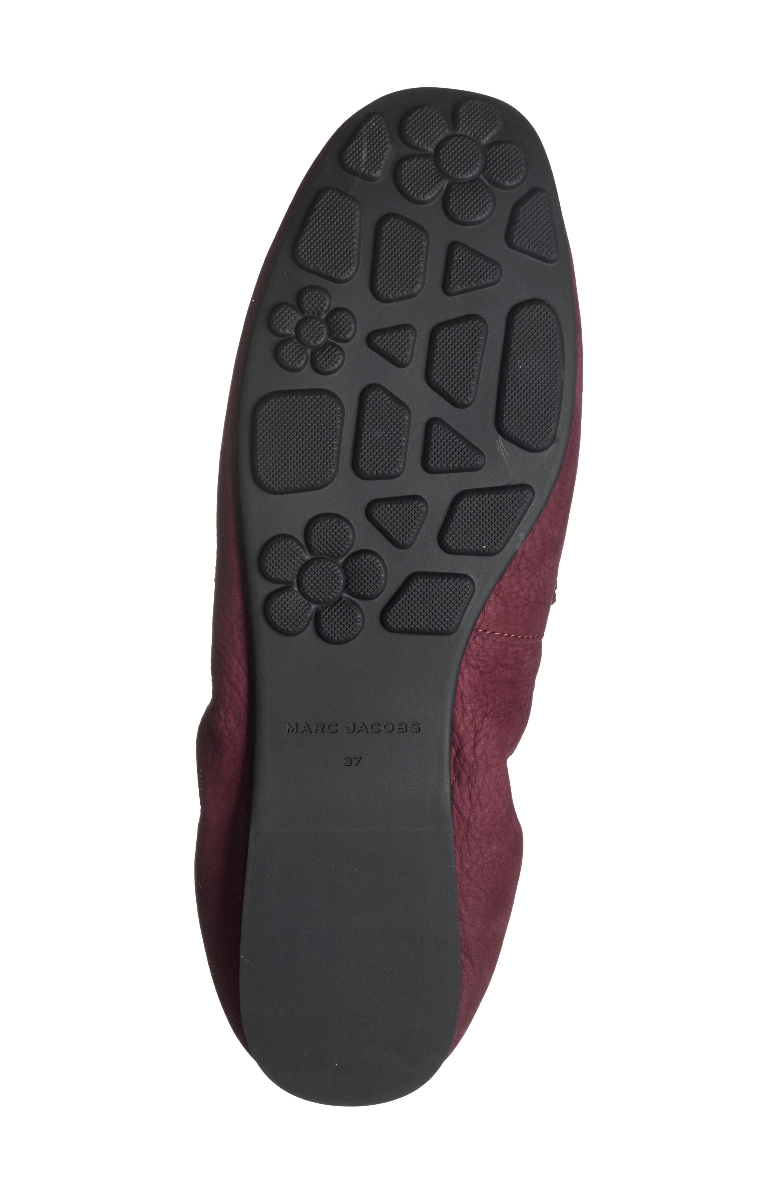 The Slim Driver Leather Loafer, Alternate, color, DARK PLUM