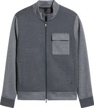 Robert Barakett Isaak Colorblock Knit Jacket