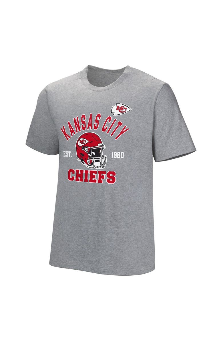 NFL Men's  Gray Kansas City Chiefs Tackle Adaptive T-Shirt, Alternate, color, Gray