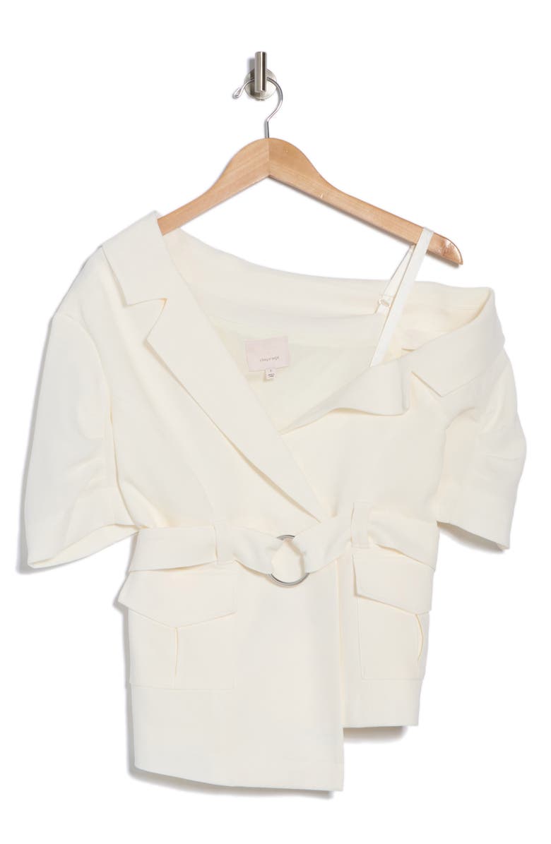 Cinq à Sept Katie One-Shoulder Top, Alternate, color, 