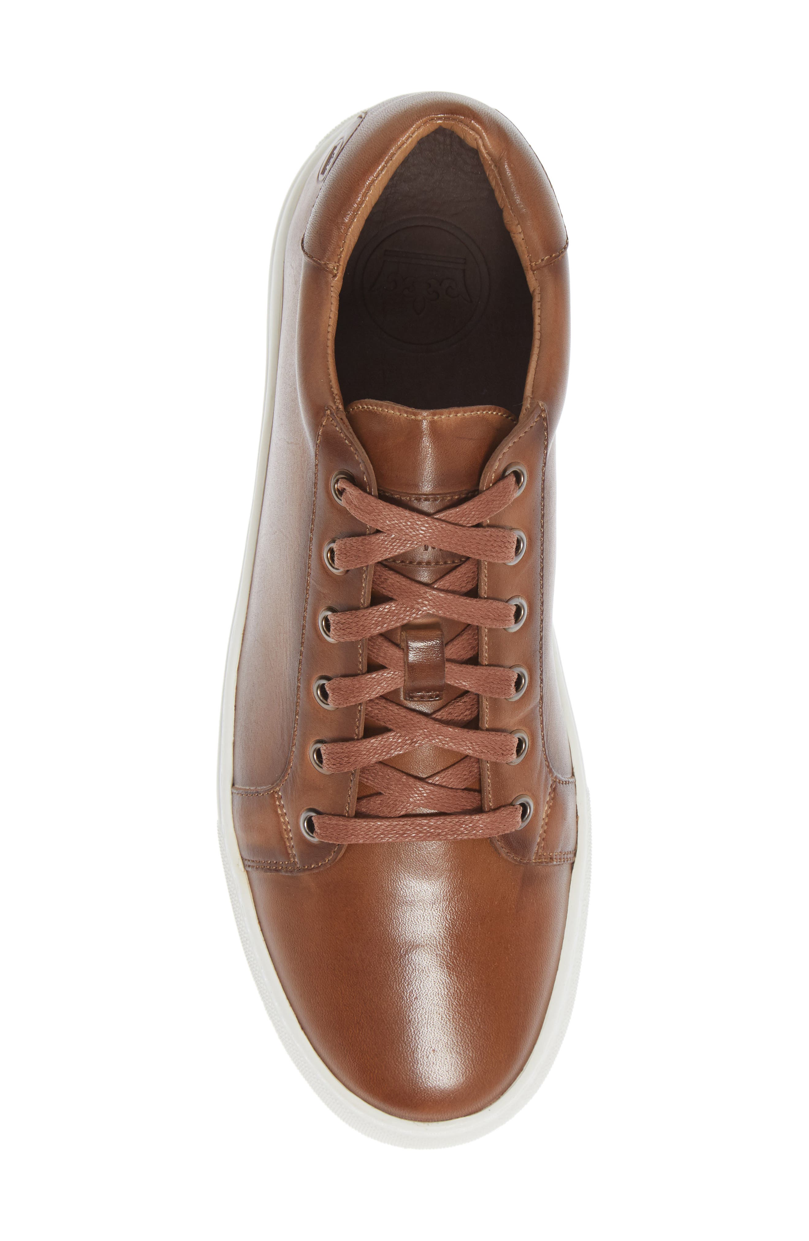 Crown Sneaker, Alternate, color, COGNAC
