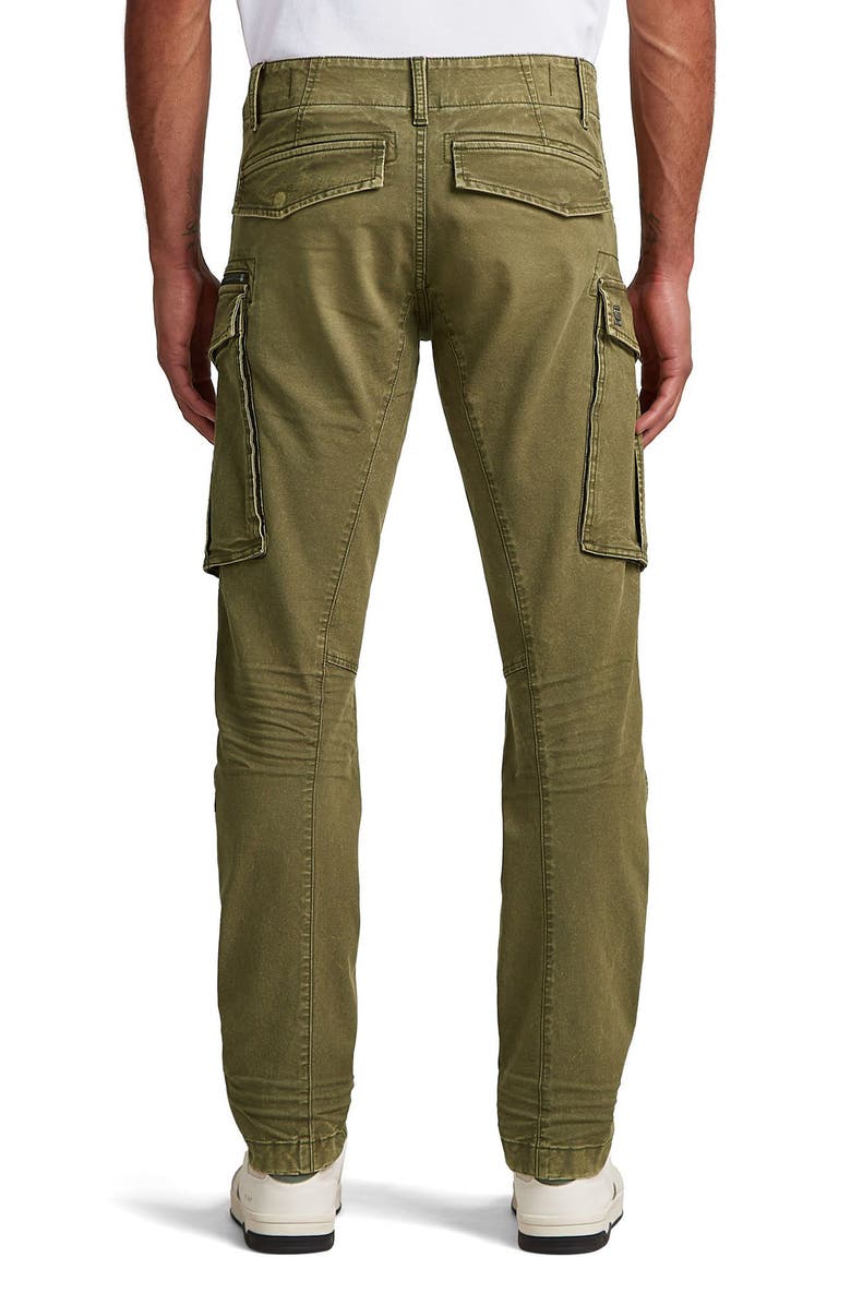 G-STAR Rovic Zip 3D Tapered Fit Cargo Pants, Alternate, color, Vintage Dust Dark Olive