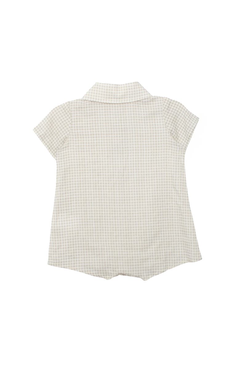 Beckett and Bear Dakota Short Sleeve Romper, Alternate, color, Ivory